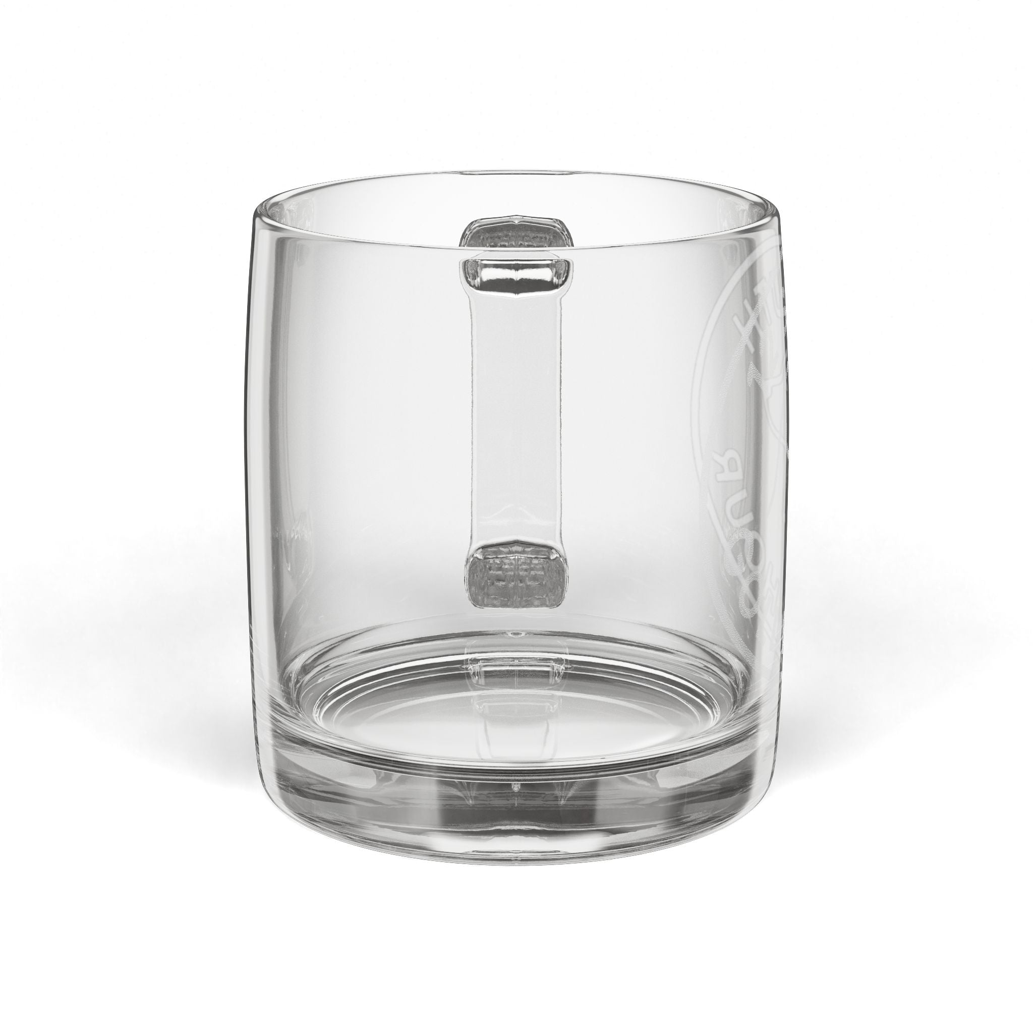 Glass Coffee Mug  12.25oz